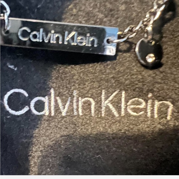 Black Calvin Klein Wool Blend Peacoat - Picture 4 of 7